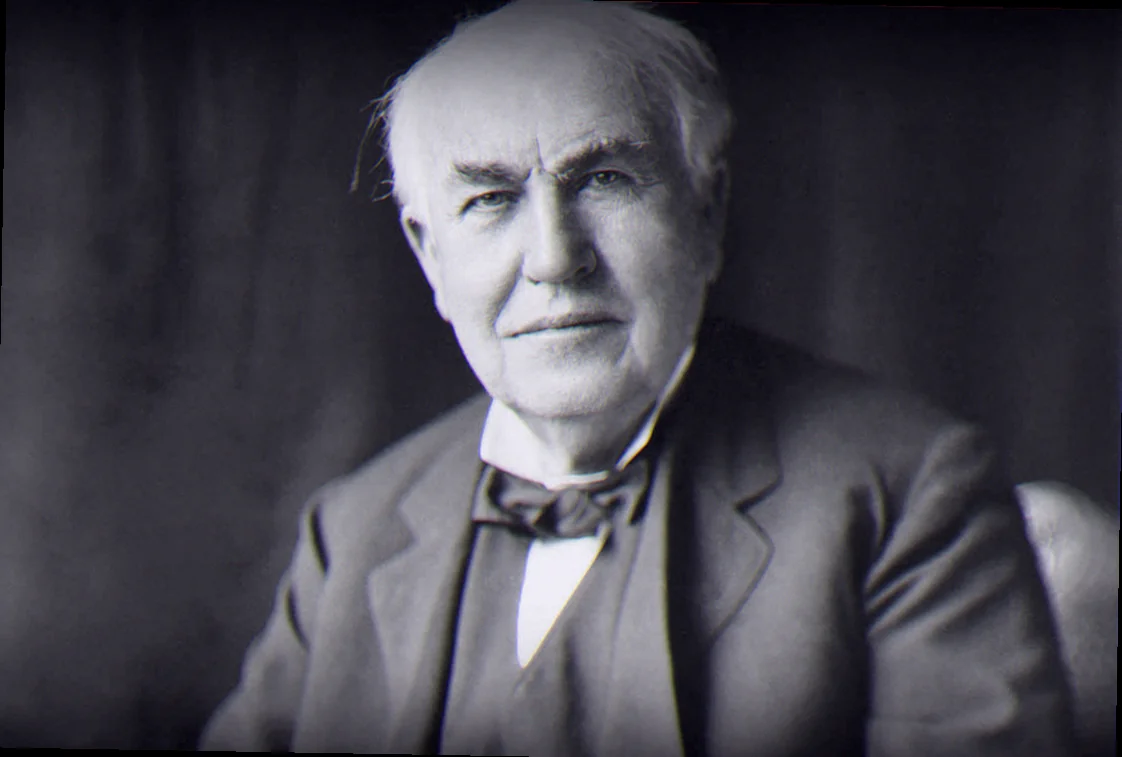 Portræt af Thomas Edison