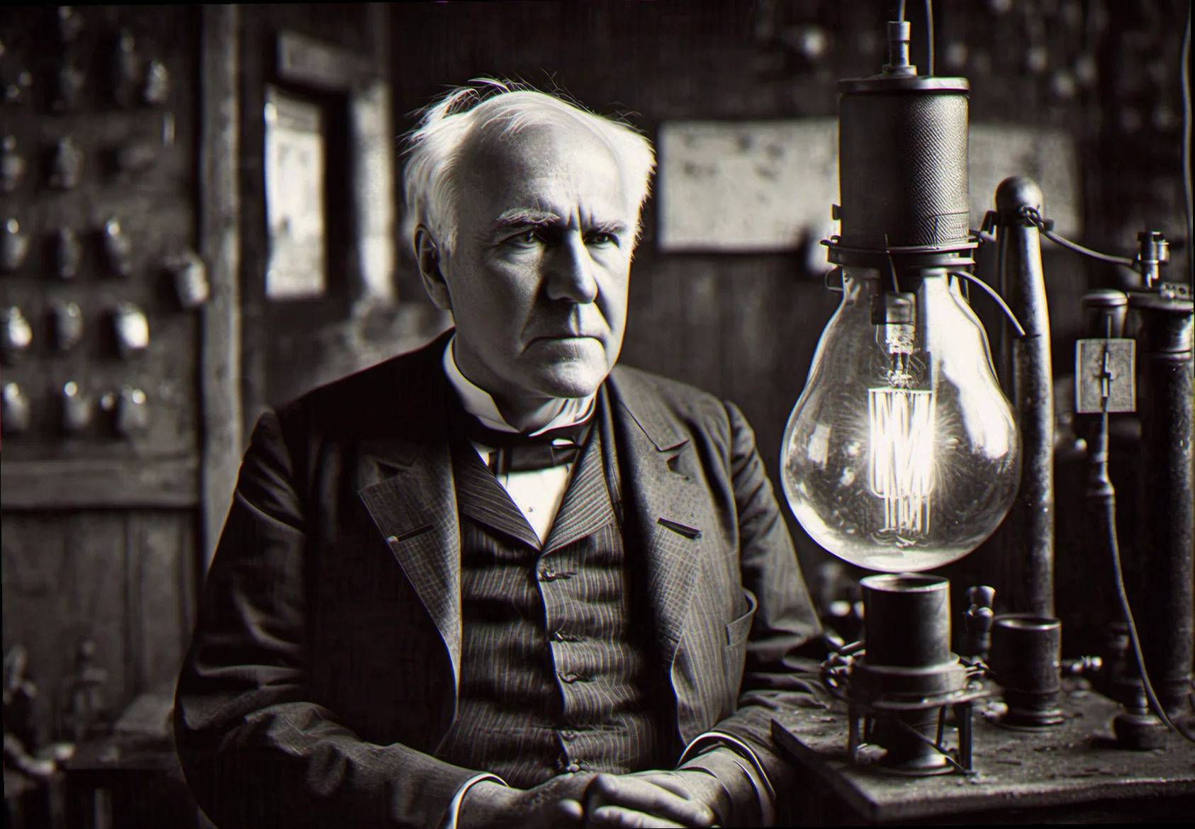 Edison med filmudstyr