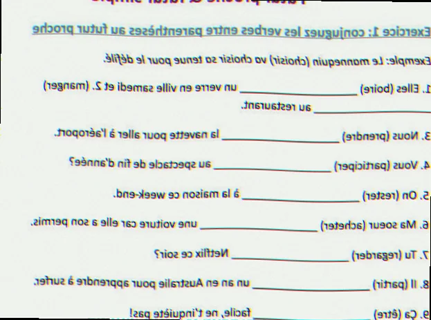 Fransk grammatik øvelser