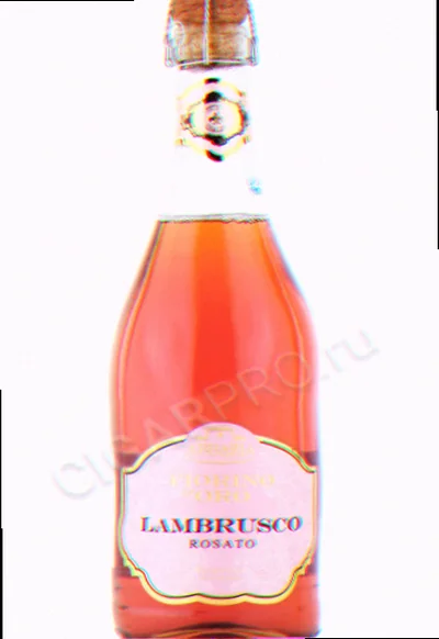 Vinglas med lambrusco rosso