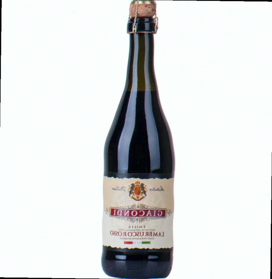 Rød vin i glas