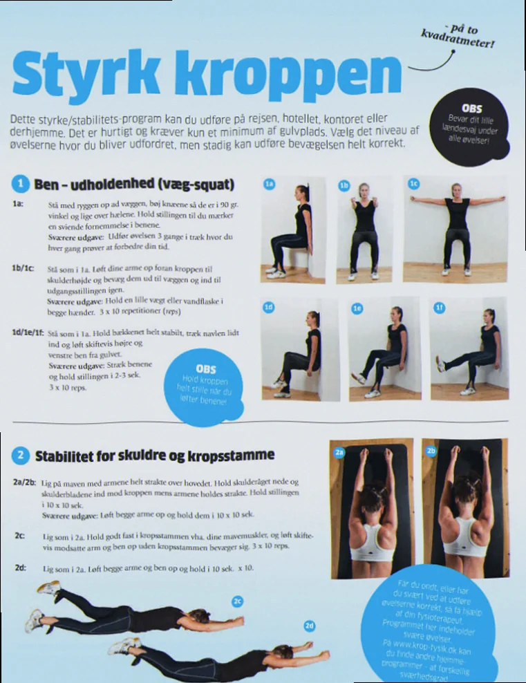 Mand der laver squats