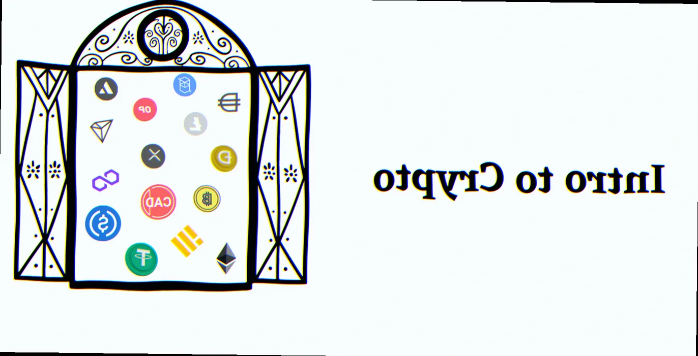 Populære cryptovalutaer logoer