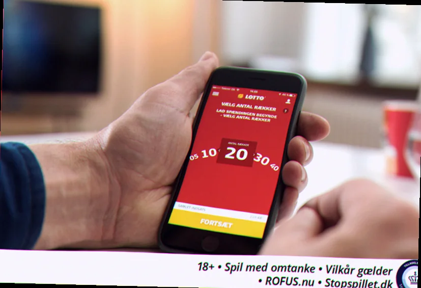 Lottokupon med vindertal markeret.